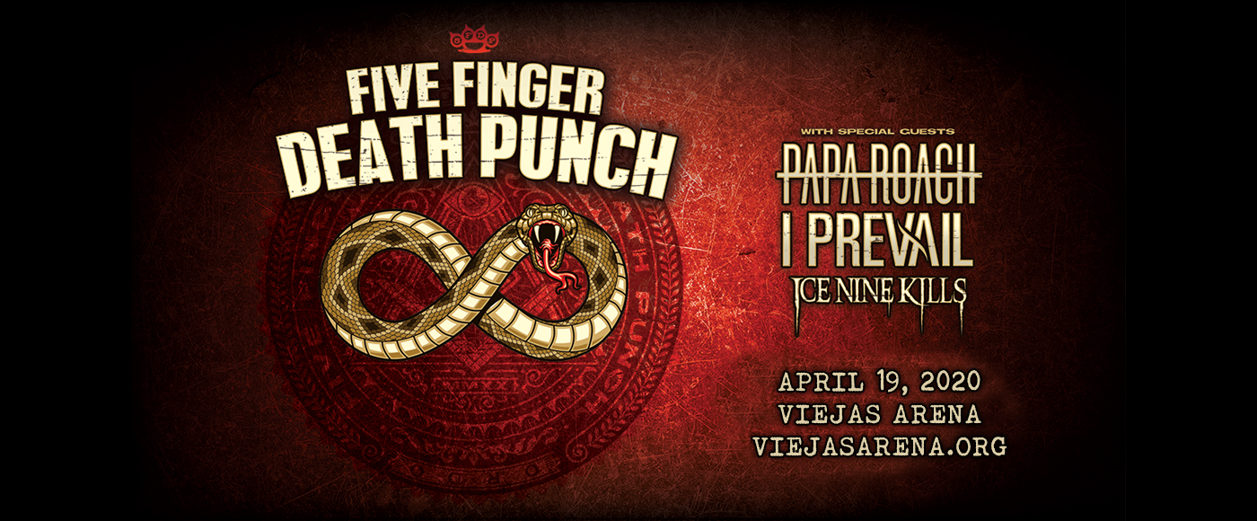 Five Finger Death Punch, Papa Roach, I Prevail & Ice Nine Kills