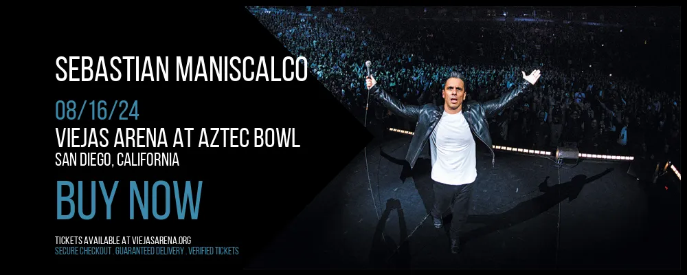 Sebastian Maniscalco at Viejas Arena At Aztec Bowl